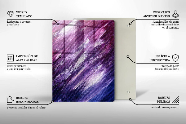 Protection pour plaque de cuisson Couleur grise