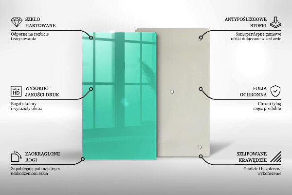 Protection pour plaque de cuisson Couleur verte