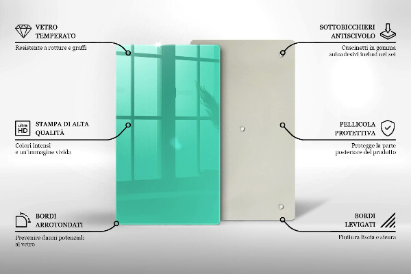 Protection pour plaque de cuisson Couleur verte
