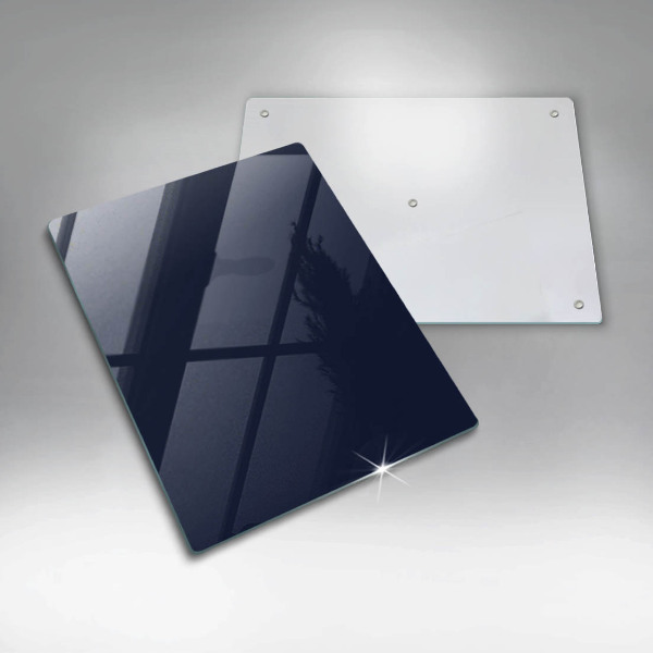 Protection pour plaque de cuisson bleu marine