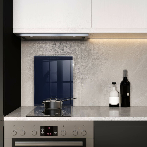 Protection pour plaque de cuisson bleu marine