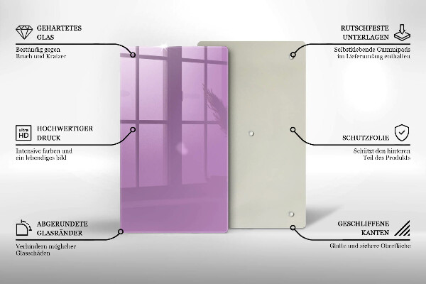 Protection pour plaque de cuisson Couleur violette