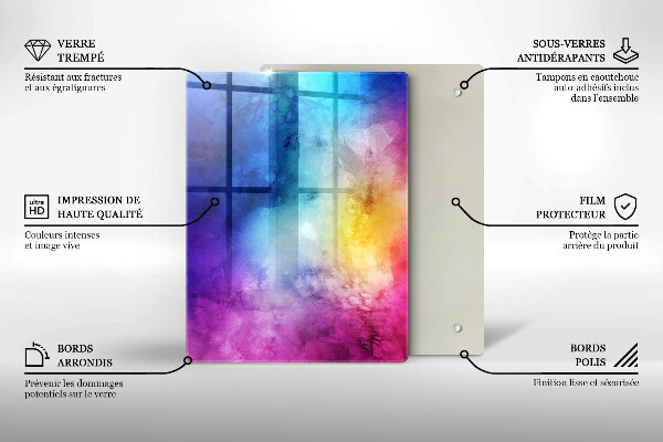 Protection pour plaque de cuisson Couleur rose