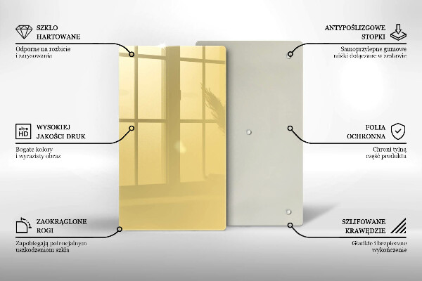 Protection pour plaque de cuisson Jaune