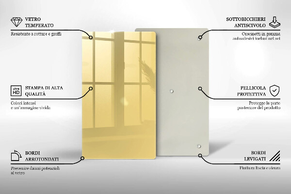 Protection pour plaque de cuisson Jaune