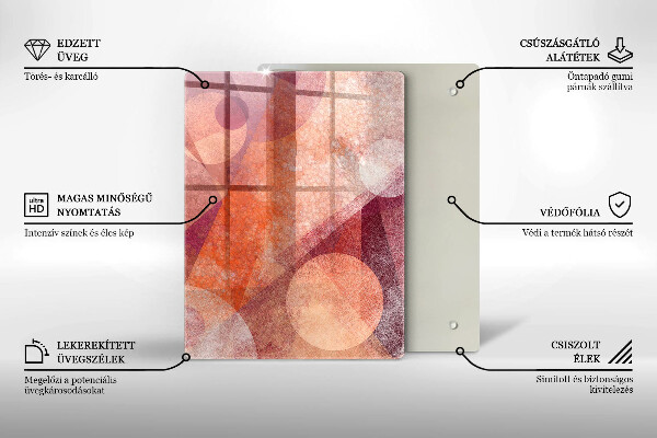 Protection pour plaque de cuisson couleur orange