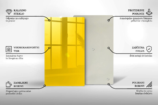 Protection pour plaque de cuisson Jaune