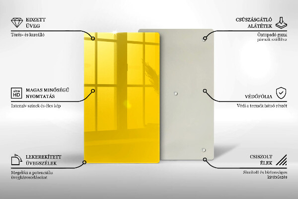 Protection pour plaque de cuisson Jaune