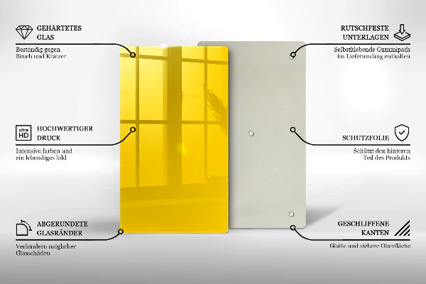 Protection pour plaque de cuisson Jaune