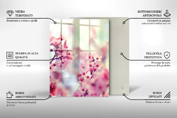 Protection pour plaque de cuisson Planche de bois foncé