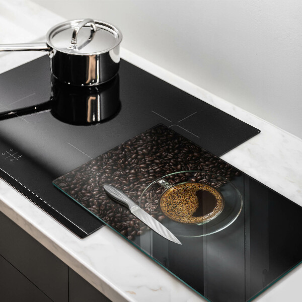 Protection pour plaque de cuisson Café et grains
