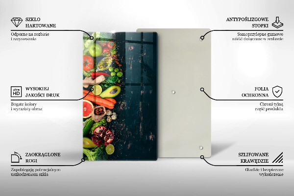 Protection pour plaque de cuisson Fruits et légumes