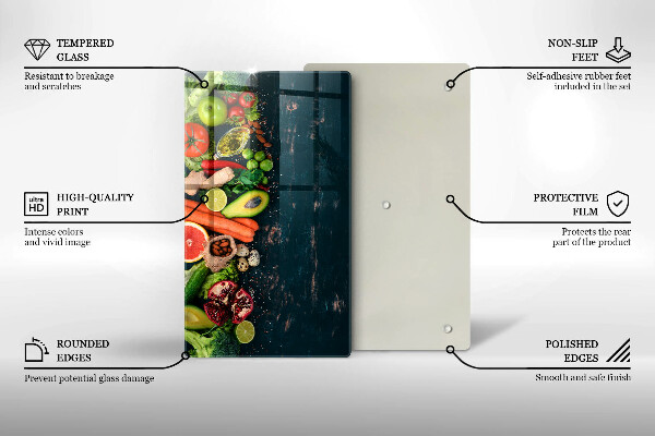 Protection pour plaque de cuisson Fruits et légumes