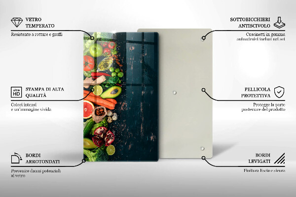 Protection pour plaque de cuisson Fruits et légumes