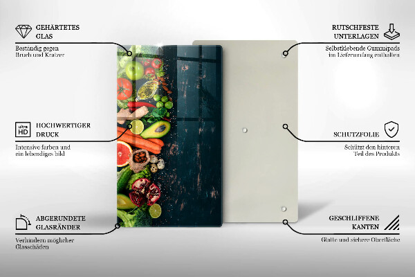 Protection pour plaque de cuisson Fruits et légumes