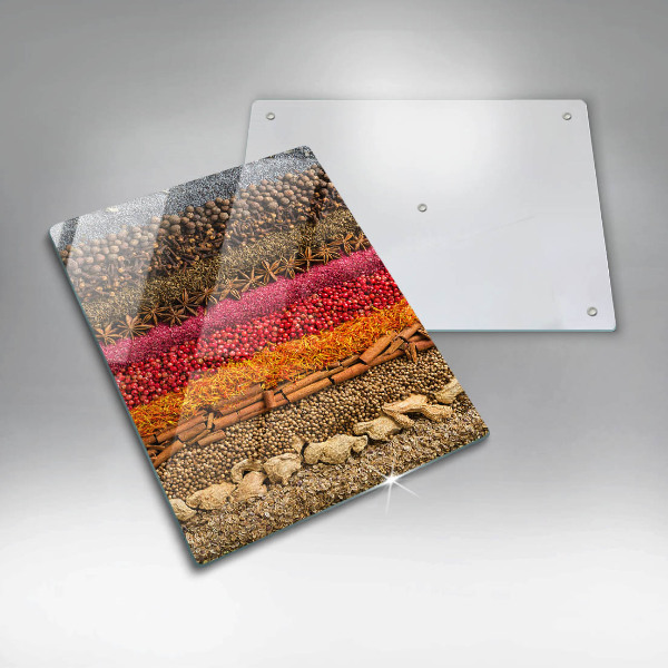 Protection pour plaque de cuisson Épices colorées