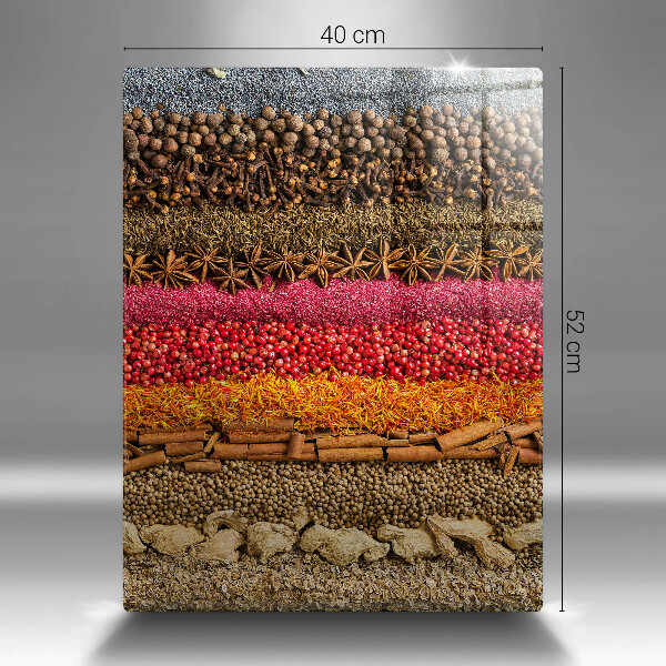 Protection pour plaque de cuisson Épices colorées