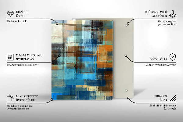 Protection pour plaque de cuisson Épices colorées