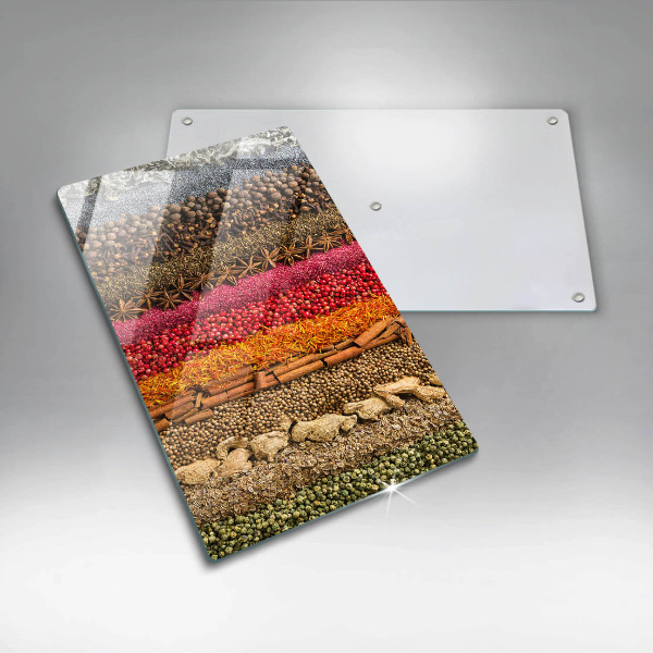 Protection pour plaque de cuisson Épices colorées