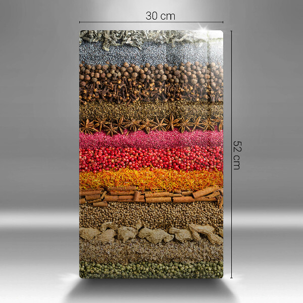 Protection pour plaque de cuisson Épices colorées