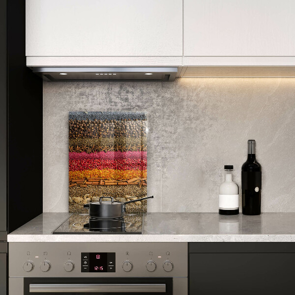 Protection pour plaque de cuisson Épices colorées