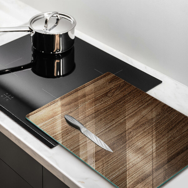 Protection pour plaque de cuisson Texture du bois