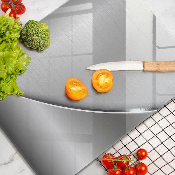 Planche à découper verre Formes métalliques