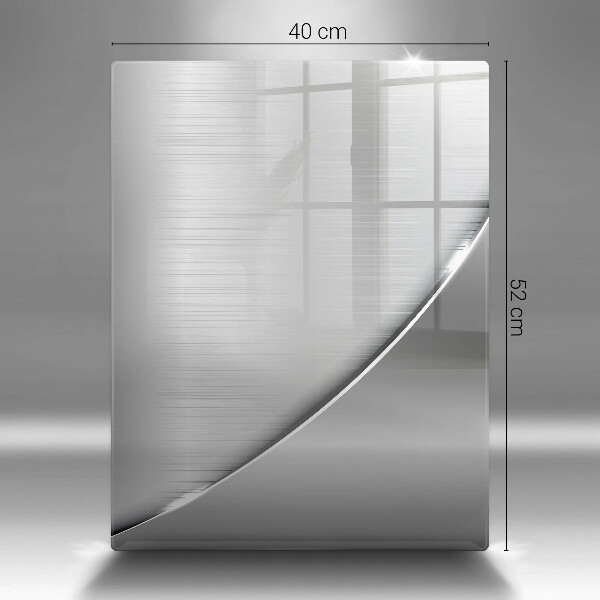 Planche à découper verre Formes métalliques