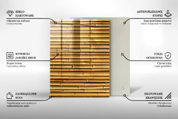 Planche à découper verre Formes métalliques