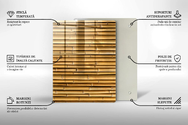 Planche à découper verre Formes métalliques