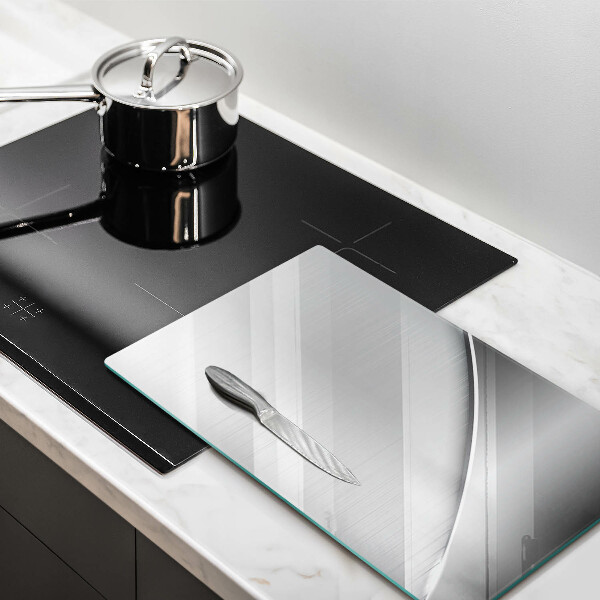 Planche à découper verre Formes métalliques