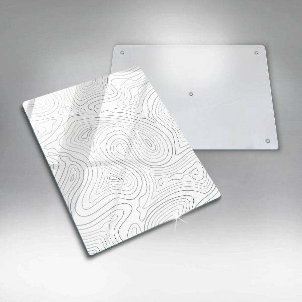 Planche à découper verre Formes abstraites