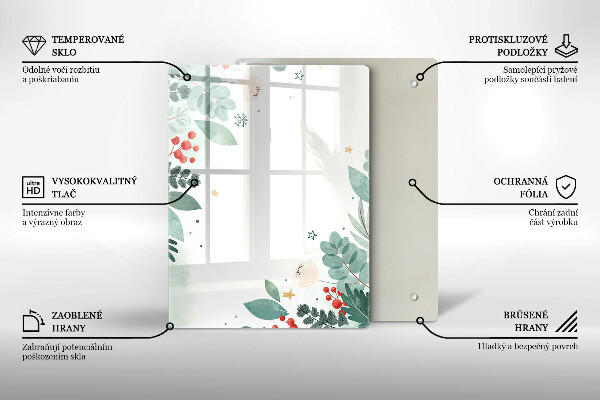 Planche à découper verre Formes abstraites