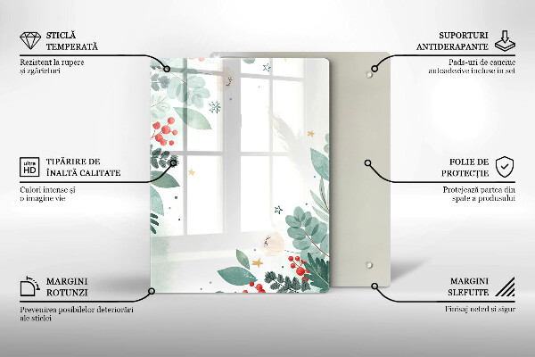 Planche à découper verre Formes abstraites