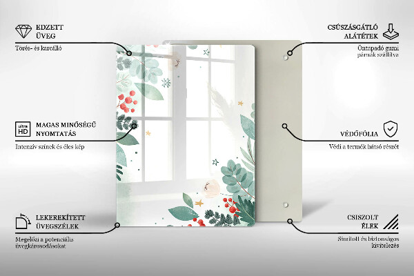 Planche à découper verre Formes abstraites