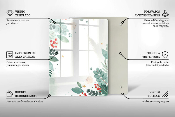 Planche à découper verre Formes abstraites