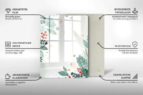 Planche à découper verre Formes abstraites
