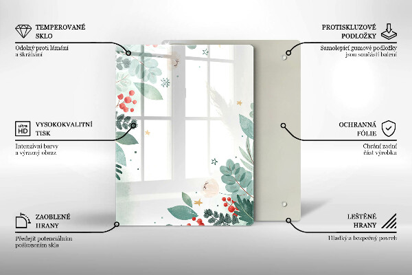 Planche à découper verre Formes abstraites