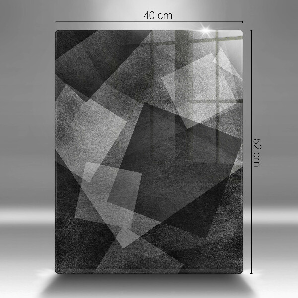 Protection pour plaque de cuisson Abstraction géométrique