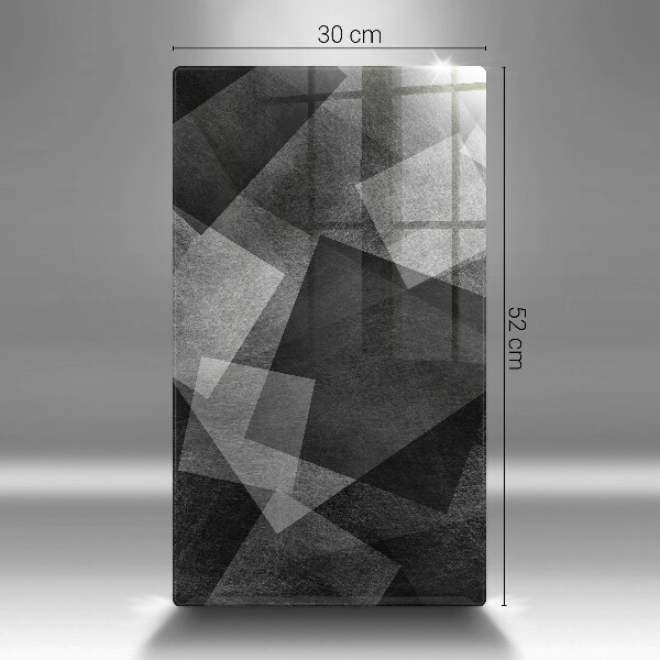 Protection pour plaque de cuisson Abstraction géométrique