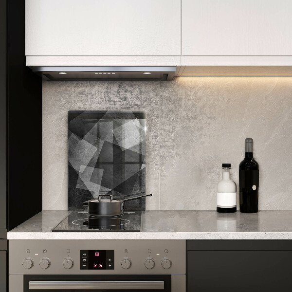 Protection pour plaque de cuisson Abstraction géométrique