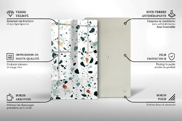 Protection pour plaque de cuisson Grès clair