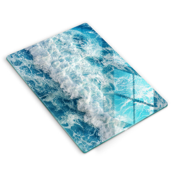 Protection pour plaque de cuisson Vagues d'eau de mer