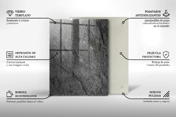 Protection pour plaque de cuisson Vagues d'eau de mer