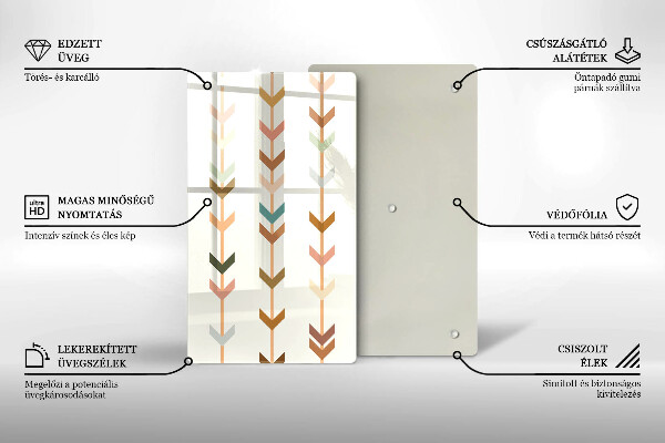 Protection pour plaque de cuisson Éléments géométriques