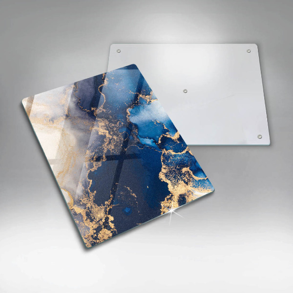 Protection pour plaque de cuisson Fond élégant et or