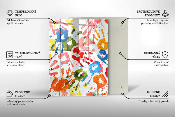 Protection pour plaque de cuisson Fond élégant et or