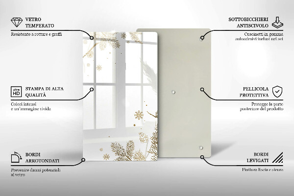 Protection pour plaque de cuisson Décorations d'hiver