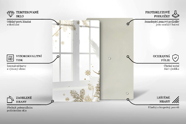 Protection pour plaque de cuisson Décorations d'hiver