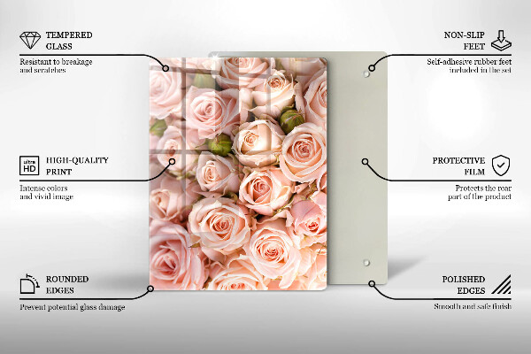 Planche à découper verre Feuille de veine naturelle
